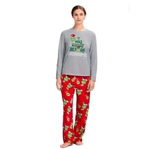 NWT Christmas The Grinch 2 piece Pajama Set